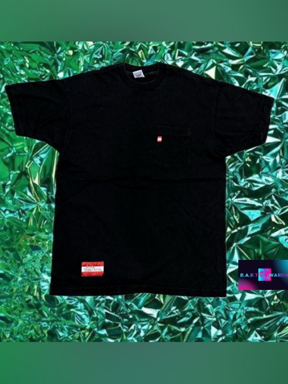 Vintage WINSTON Drag Racing 1990s Motorsports Tee Black Size XL